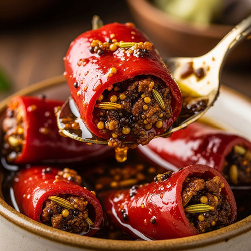 Red Chilli Pickle | bharwa Lal Mirch ka Achar | Preservative-Free | Digestive & Gut-Friendly