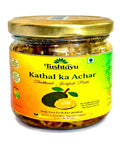 Tushtayu Homemade Kathal Ka Achar (Jackfruit Pickle) | Traditional Sun-Dried | No Artificial Colors & Preservatives | Ayurvedic Vata-Pitta Balance |