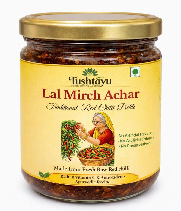 Red Chilli Pickle | bharwa Lal Mirch ka Achar | Preservative-Free | Digestive & Gut-Friendly